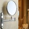 Extendable Makeup Mirror 10X Magnifying Double-Sided Bathroom Mirror 360° Swivel